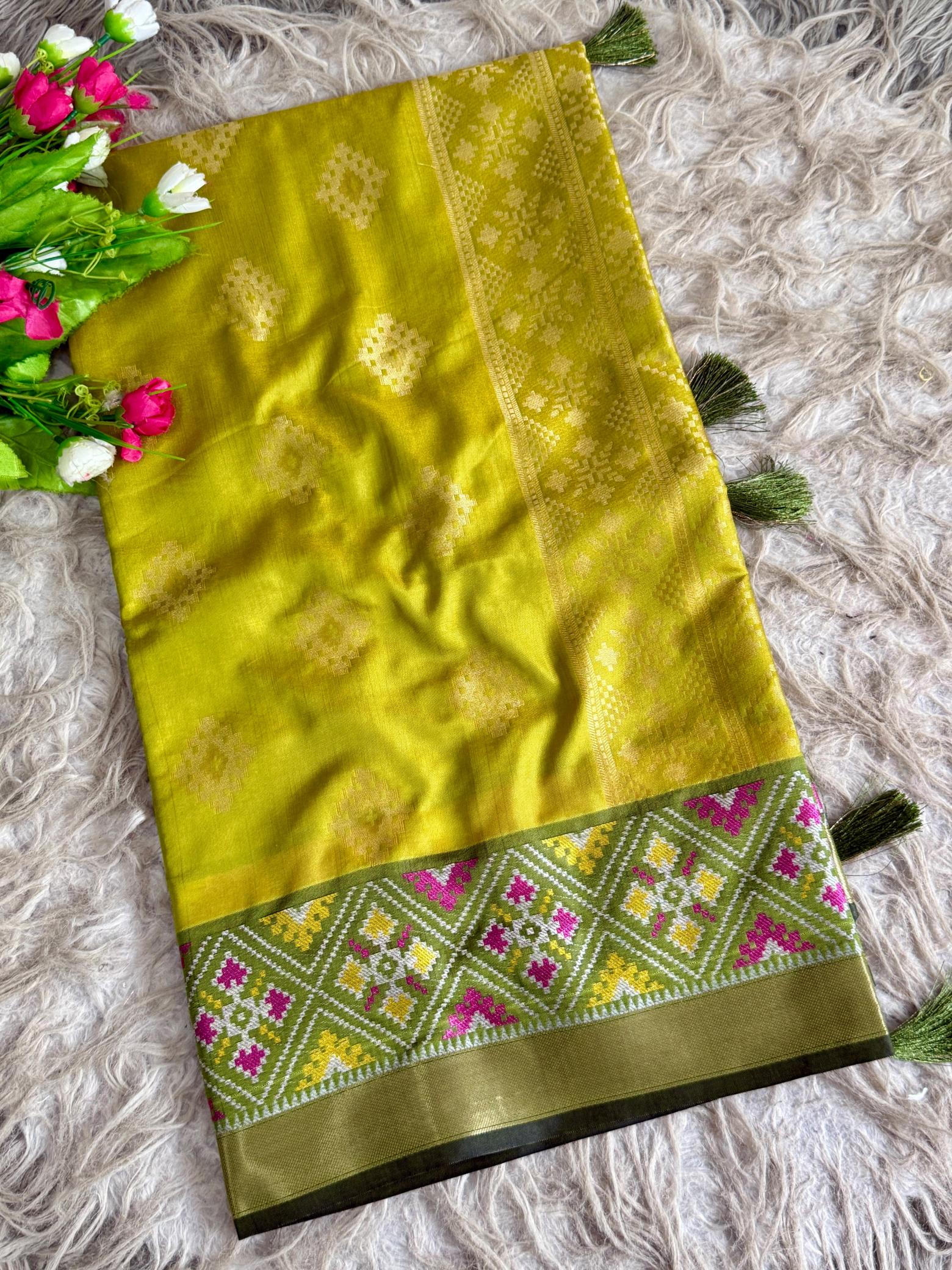 Dazira ikkat patola silk vol 1 catalog wholesale saree mumbai