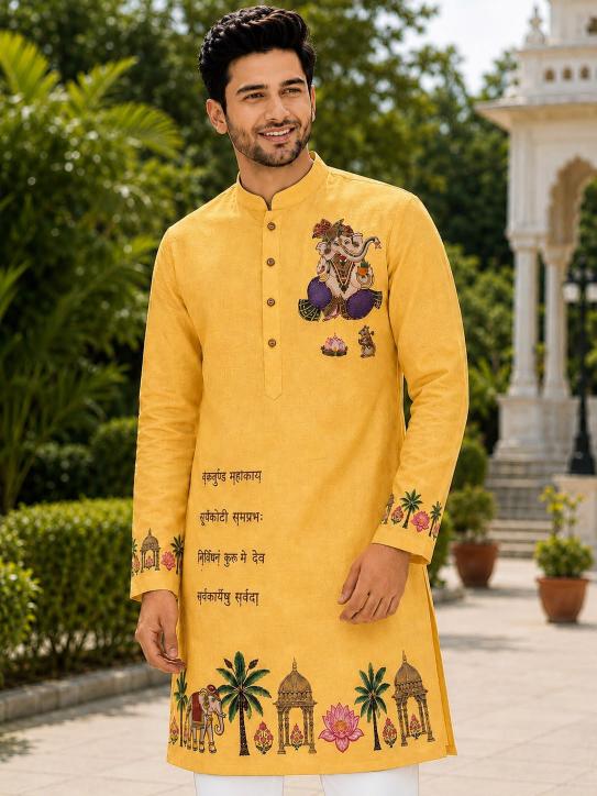 Felocity Cotton printed vol 17 catalog Ganpati Printed Kurta