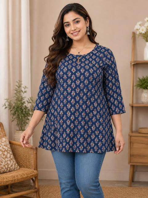 Felocity Cotton vol 409 catalog plus size kurtis wholesale mumbai