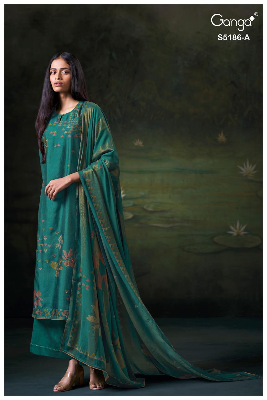 Ganga Briesa 5186 catalog unstitched salwar kameez wholesalers in delhi