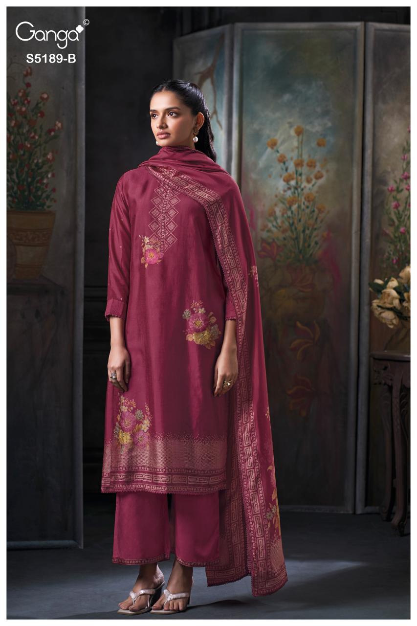 Ganga Evyra 5189 catalog salwar kameez wholesale surat gujarat