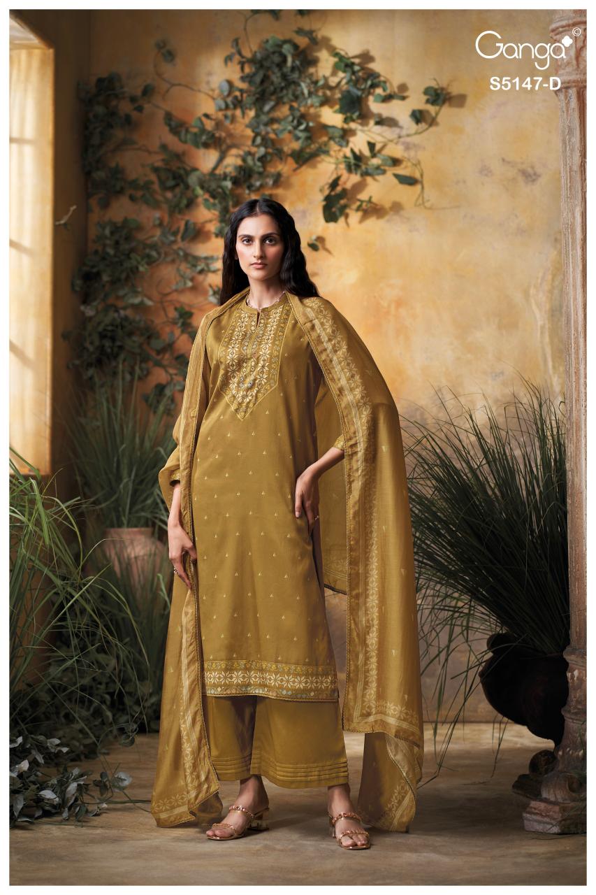 Ganga Yuvika 5147 catalog designer salwar kameez wholesale in kolkata