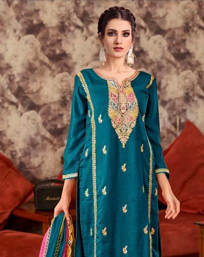 Hessa 113 catalog pakistani suit wholesale market