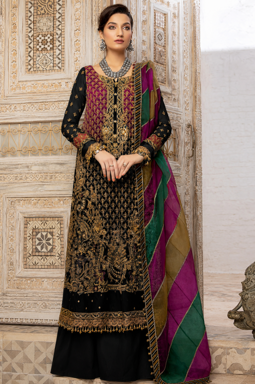 Hessa 121 catalog wholesaler of pakistani suits in srinagar