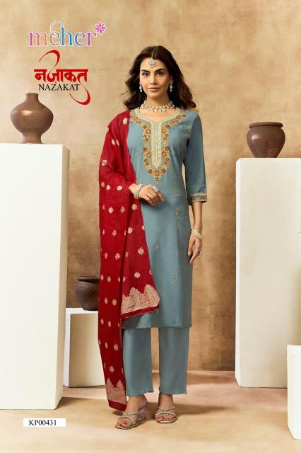 Meher Nazakat catalog melange kurtis wholesale