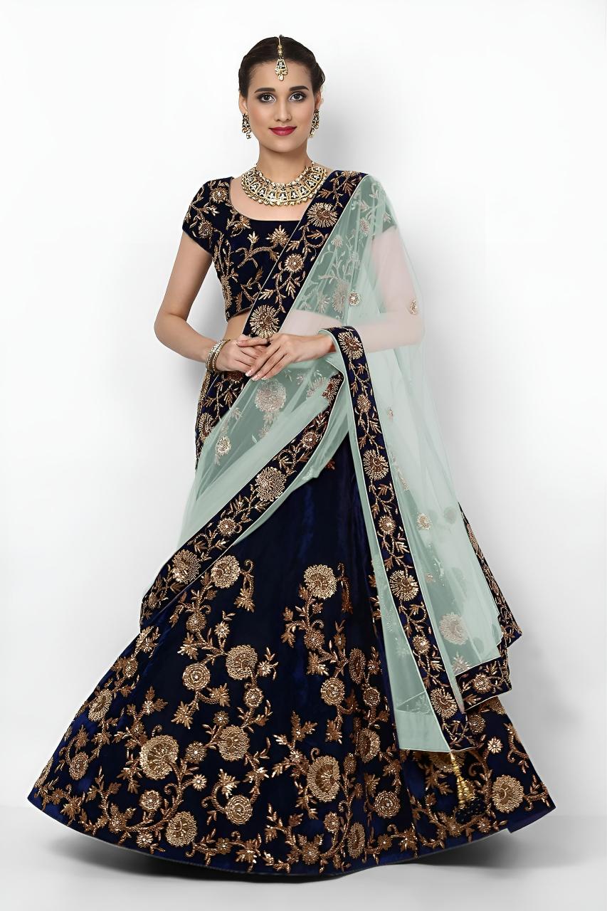 Sabella 7012 Blue catalog lehenga wholesale surat 