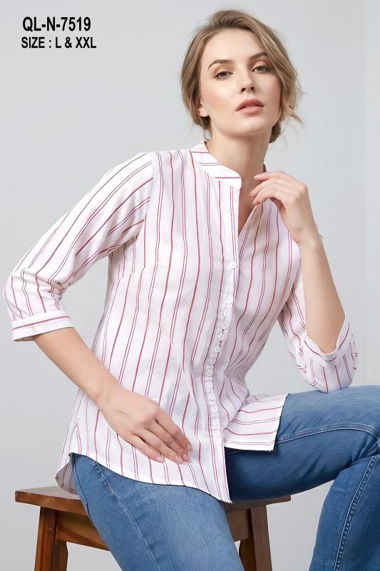 Sabella Korean Wrinkle Free fabric ladies shirt 
