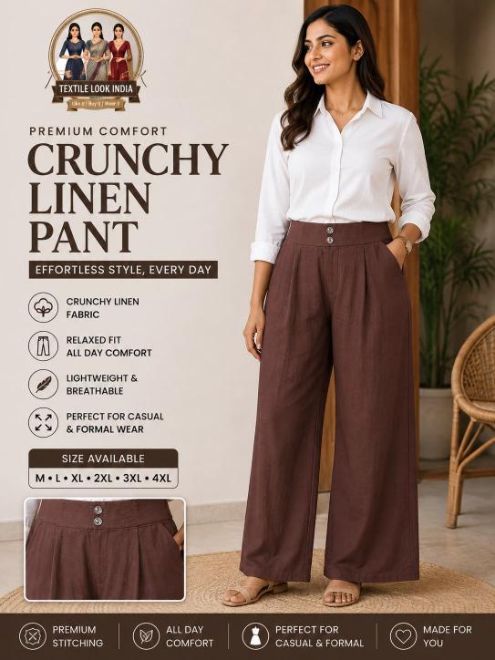 Sabella Premium Crunchy Linen vol 1 catalog Wide Leg Bottom Wear