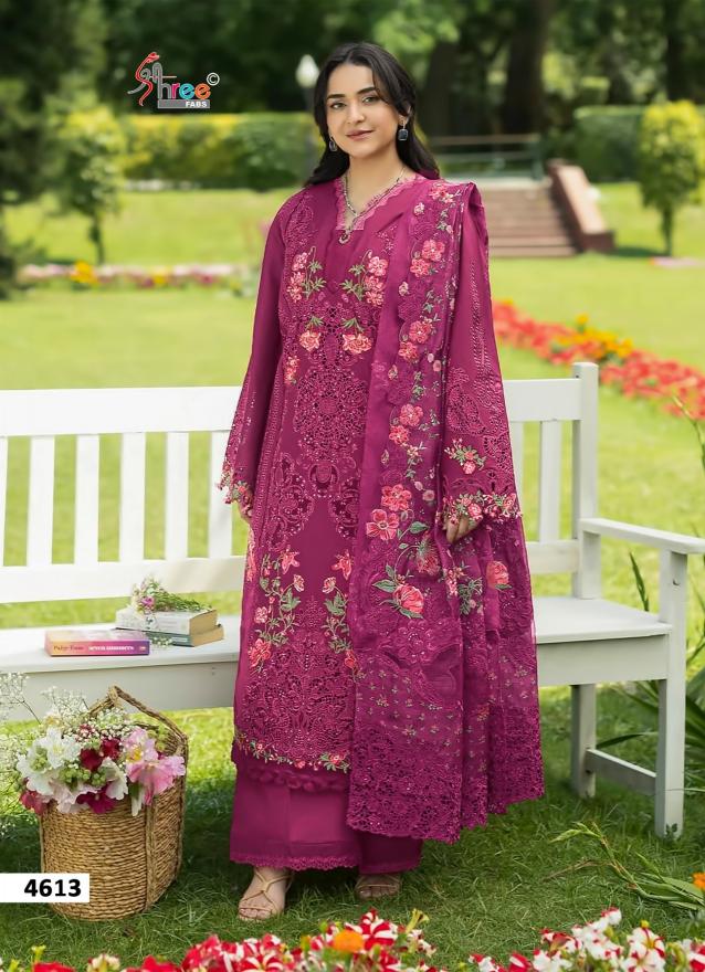 Shree Fabs Elaf Premium vol 3 catalog Chiffon Duppatta pakistani suits wholesaler in delhi