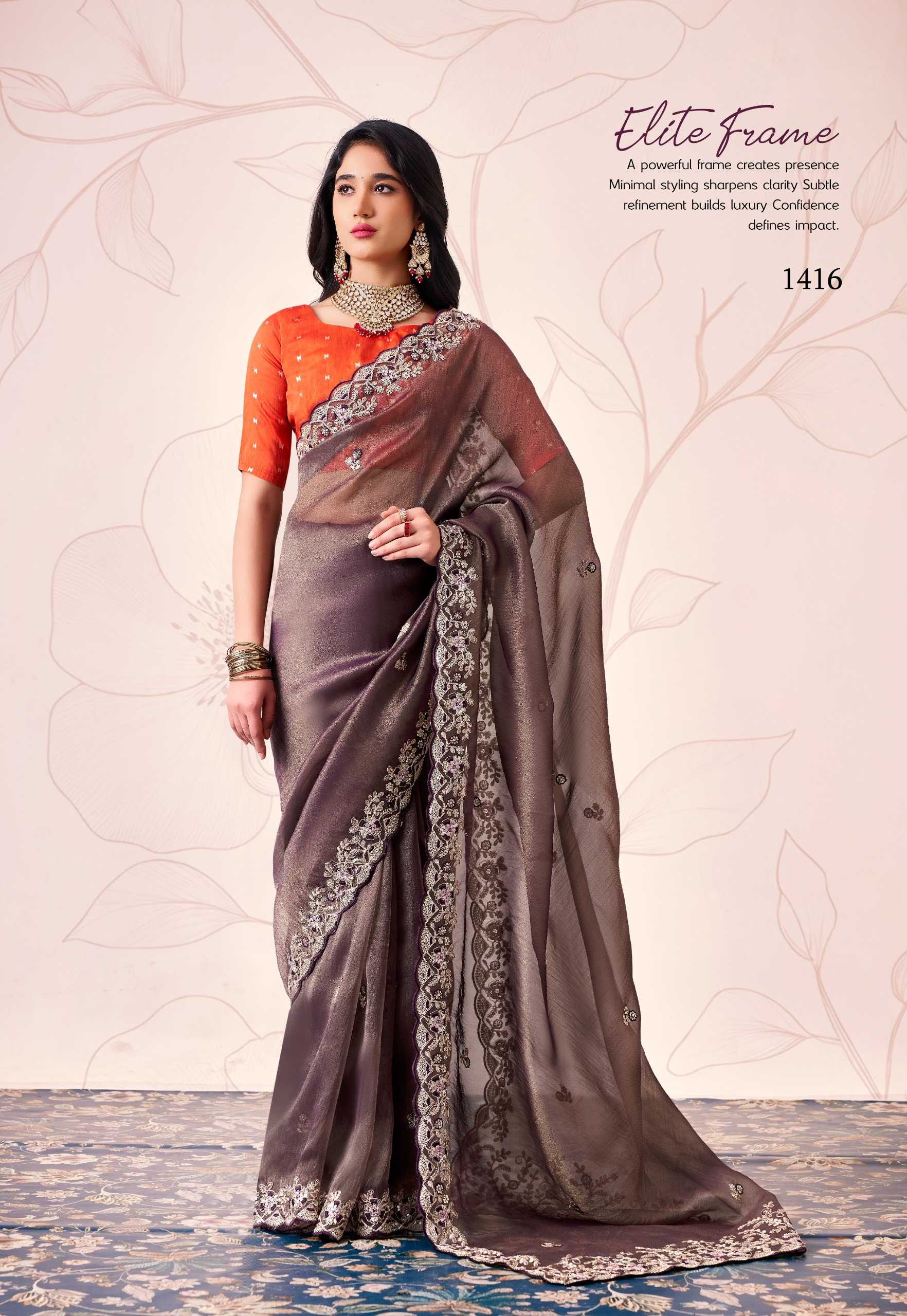 Stavan Jhanjhariya catalog fancy sarees wholesale in bangalore