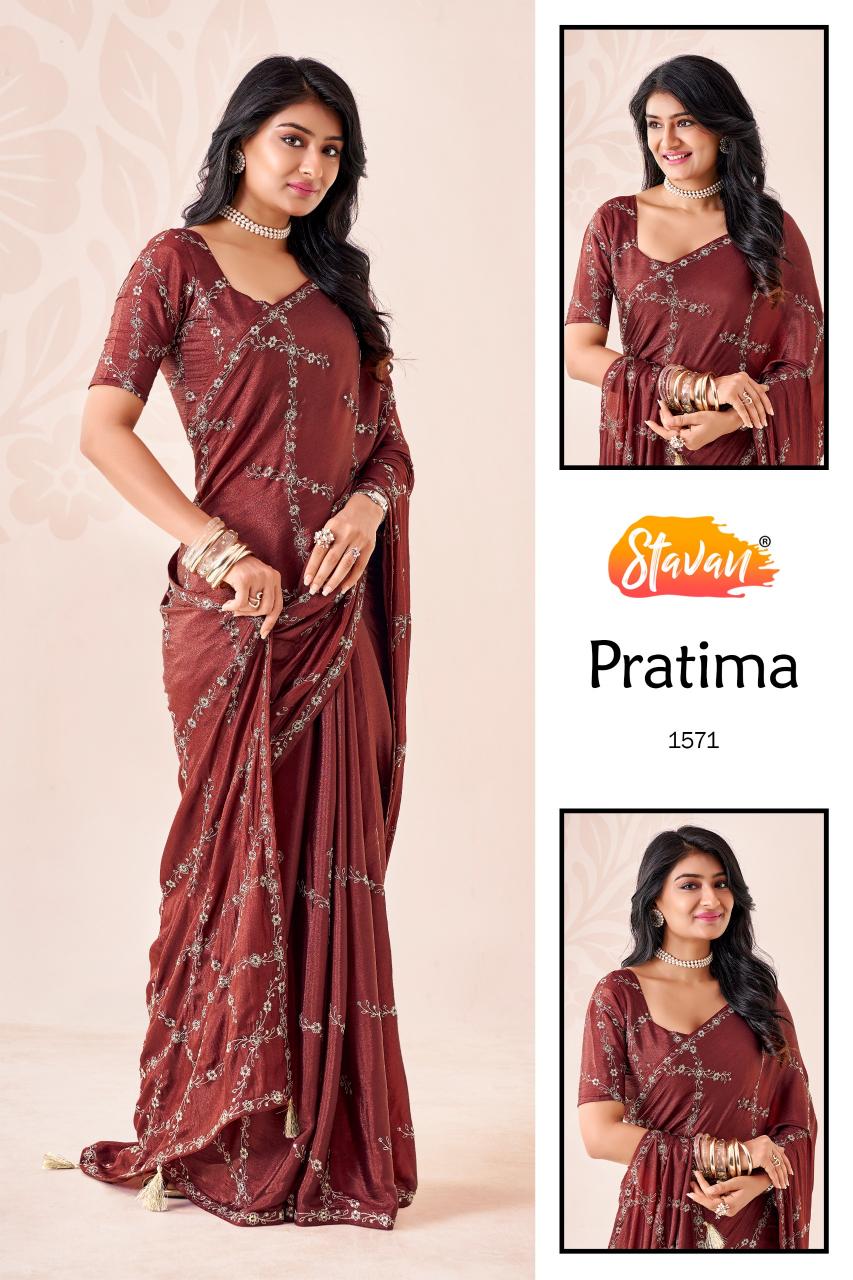 Stavan Pratima catalog best wholesale sarees in surat