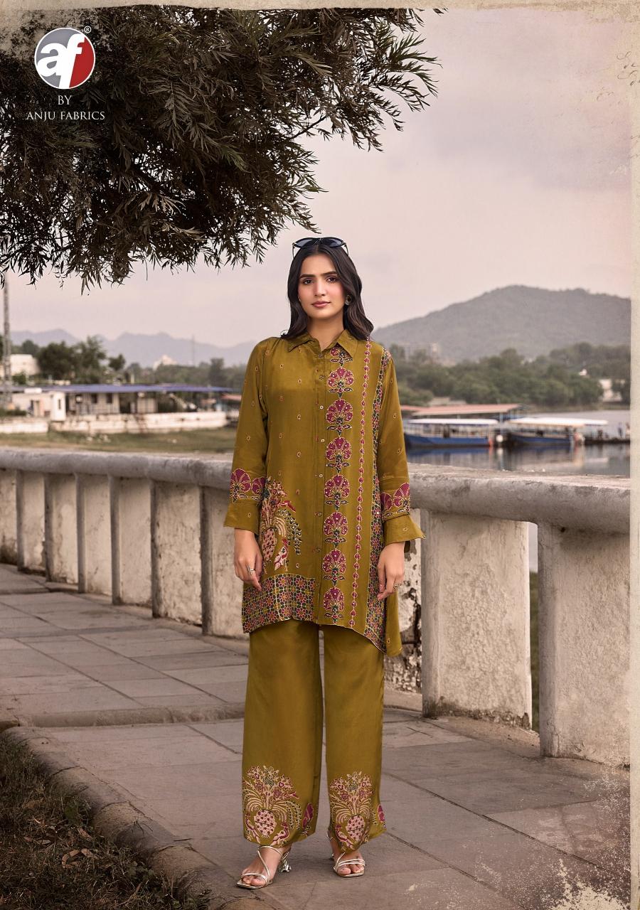 Anju Fabrics Fusion vol 6 catalog co ord set for women wholesale