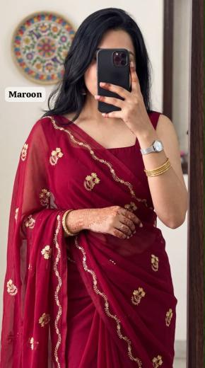 Dazira Georgette vol 54 catalog cheapest saree wholesale market in kolkata