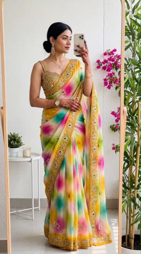 Dazira Georgette vol 67 catalog saree covers wholesale mumbai