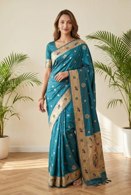Dazira Pure Peshwai Bomkai Paithani catalog wholesale paithani sarees