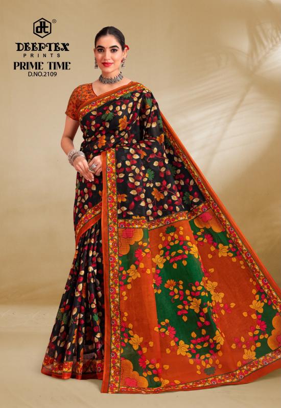Deeptex Prime Time Vol – 21 – Cotton Saree Wholesale Catalog