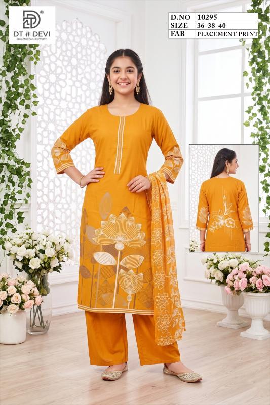 Dt Devi Chitraa vol 12 10295 catalog kids ethnic wear wholesale