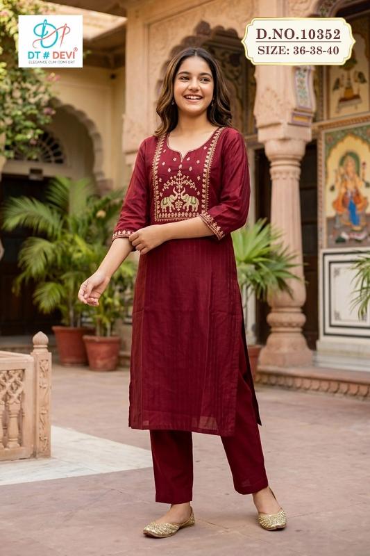 Dt Devi Kalapi vol 6 10352 catalog kids wear online wholesale bulk