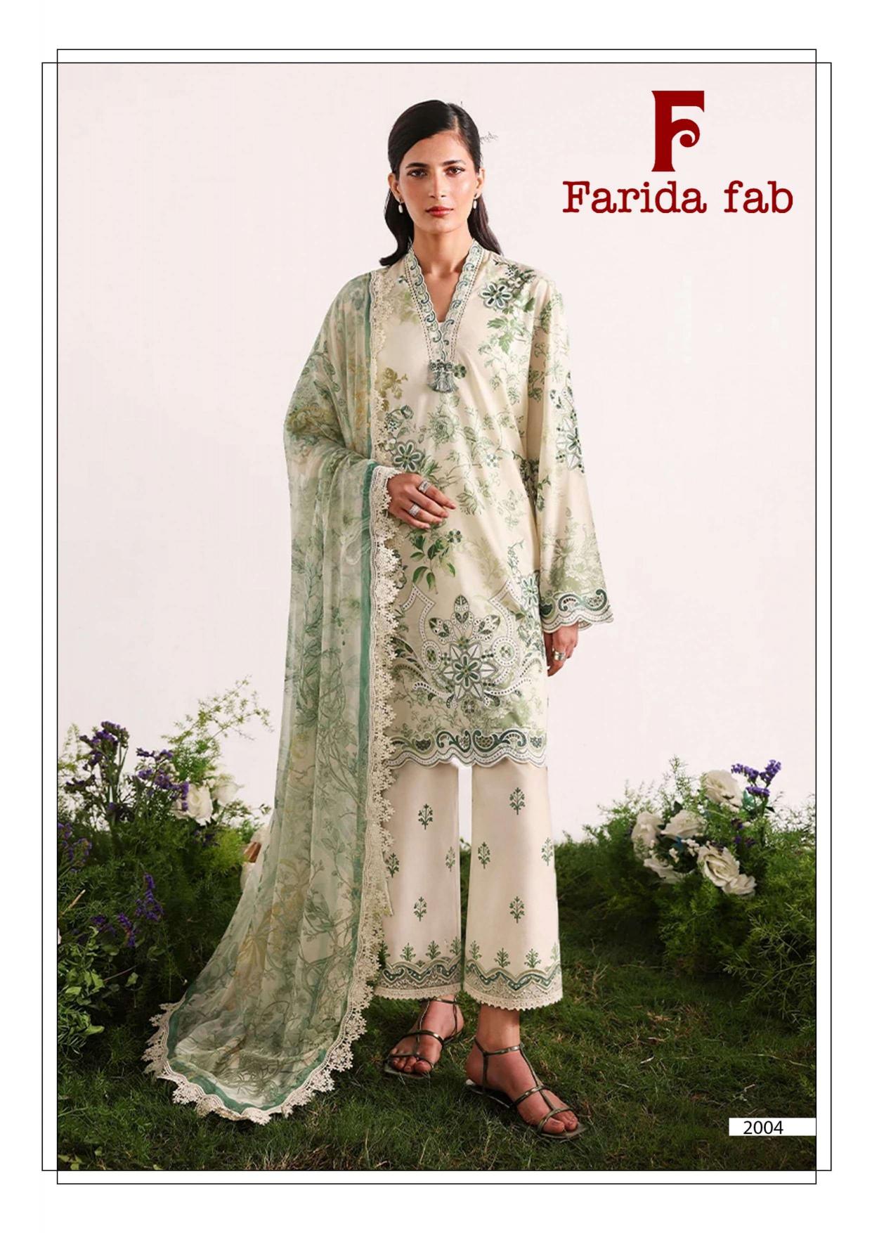 Farida Fab Charizma Vol 2 – Karachi Dress Material Wholesale Catalog