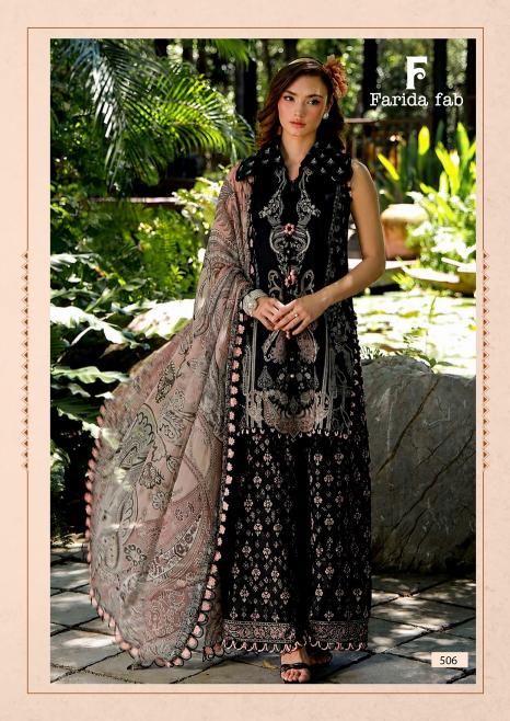 Farida Fab Elaaf Vol 5 – Karachi Kurti Pant With Dupatta Wholesale Catalog