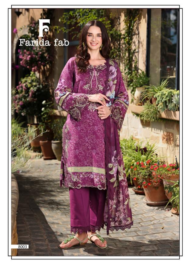 Farida Ramsha Vol 8 – Kurti Pant With Dupatta Wholesale Catalog