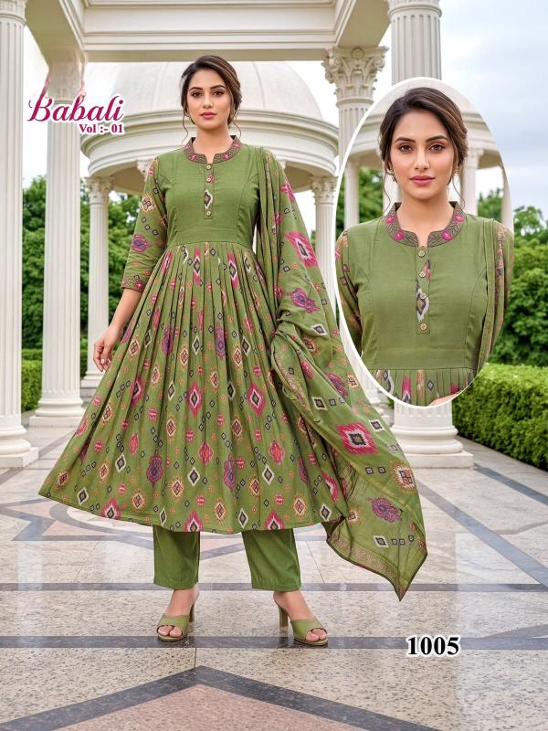 Felocity Babali vol 1 catalog kantha stitch kurti wholesale