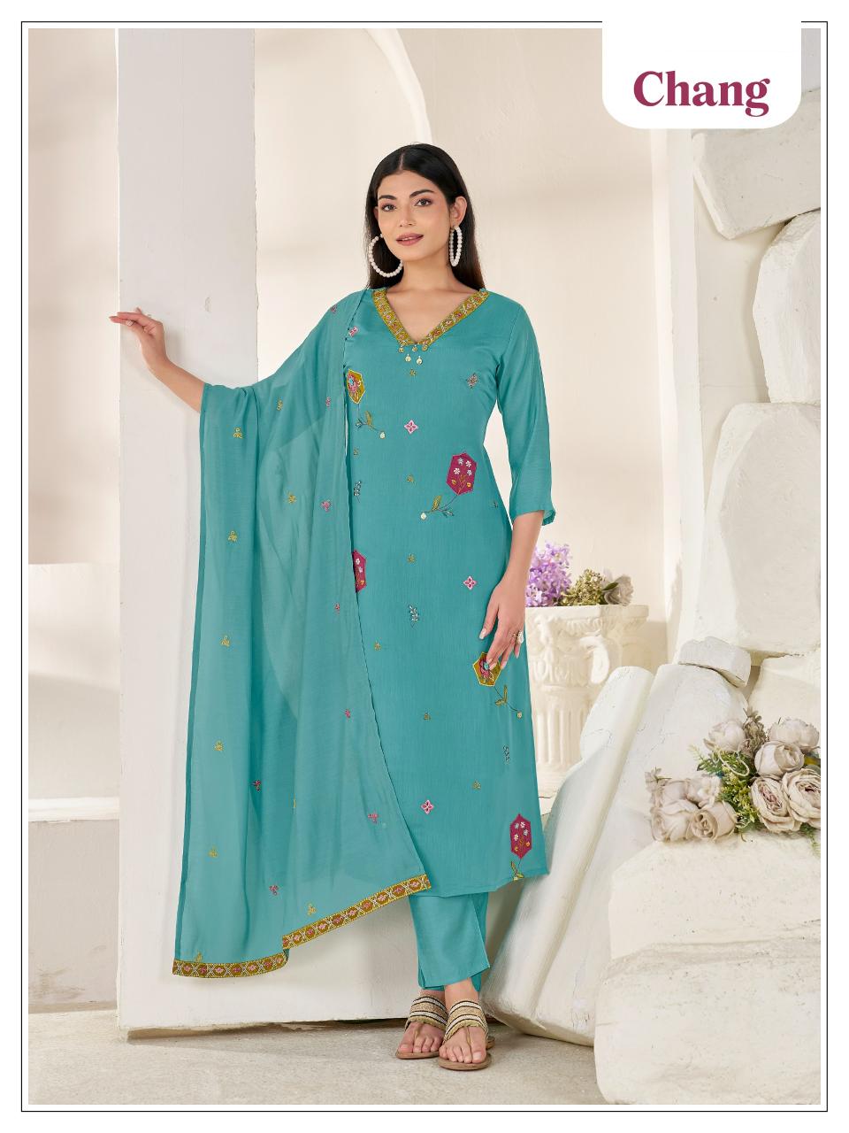 Felocity Chang catalog kurti fabric wholesale in mumbai