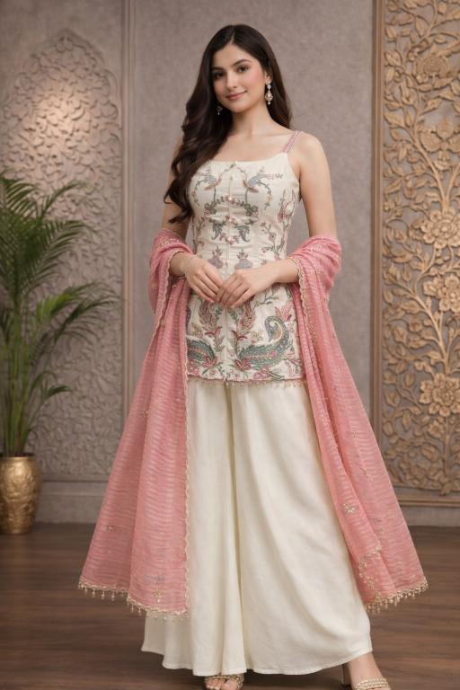 Flourious Pure Chinon vol 1 catalog party wear premium dress