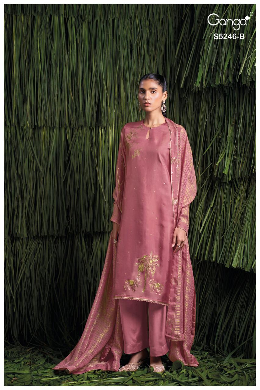 Ganga Celinea 5246 catalog tulsi salwar kameez wholesalers