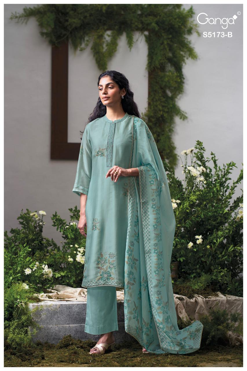 Ganga Shivali 5173 catalog wholesale clothing salwar kameez