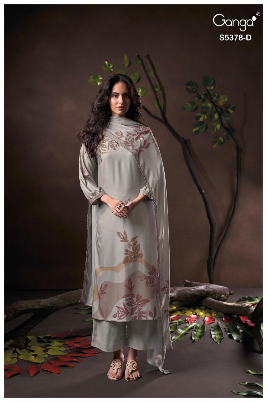 Ganga Yumiko 5378 catalog salwar kameez material wholesale in mumbai