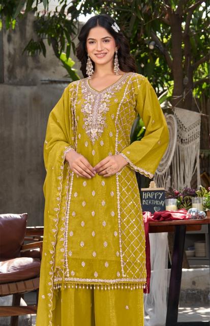 Hessa 3008 catalog wholesale readymade pakistani suits
