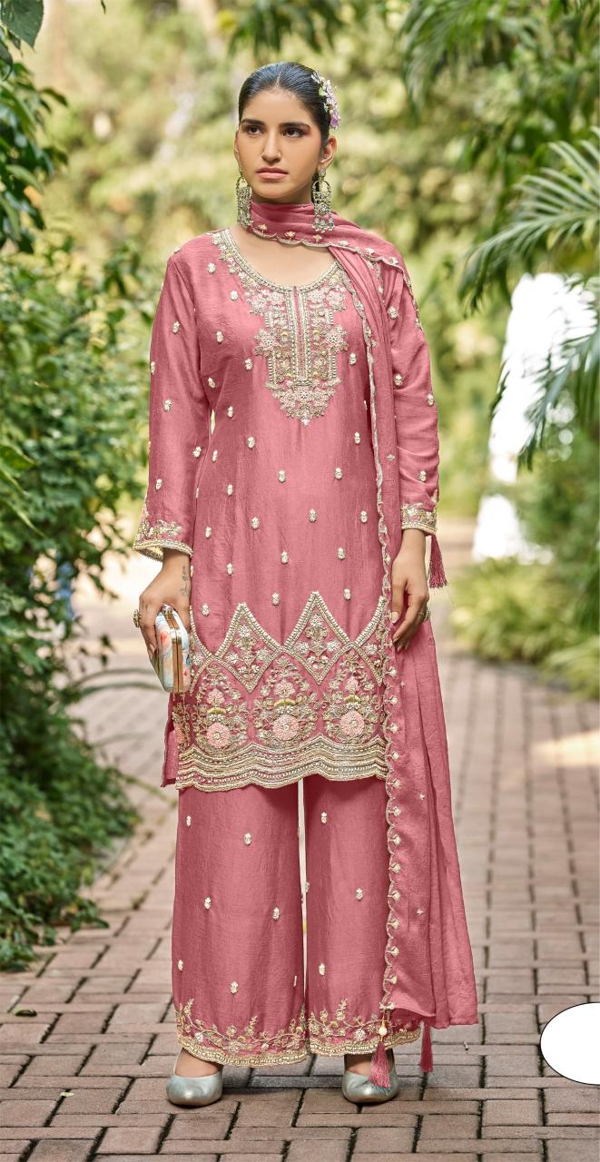 Hessa 3038 catalog pakistani suits wholesale market