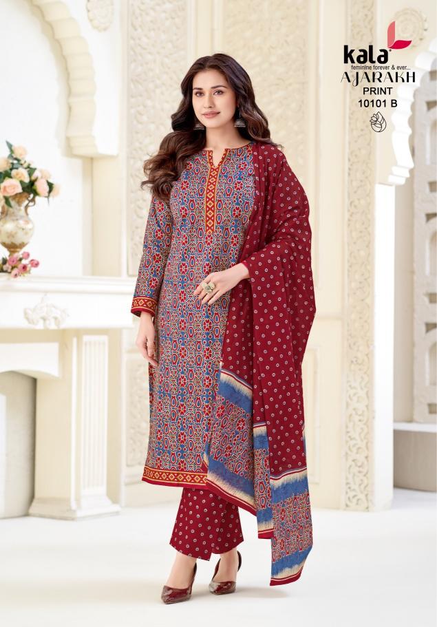 Kala Ajrakh Vol 1 – Dress Material Wholesale Catalog