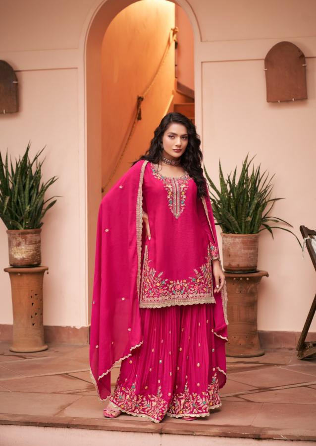 Radha Trendz Sunheri catalog aari work salwar kameez wholesale