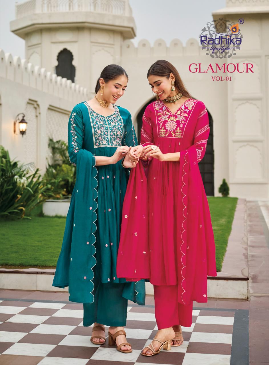 Radhika Lifestyle Glamour Vol 1 catalog w kurtis wholesale in delhi