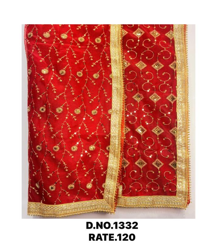 Sabella 1332 catalog red chunri online surat