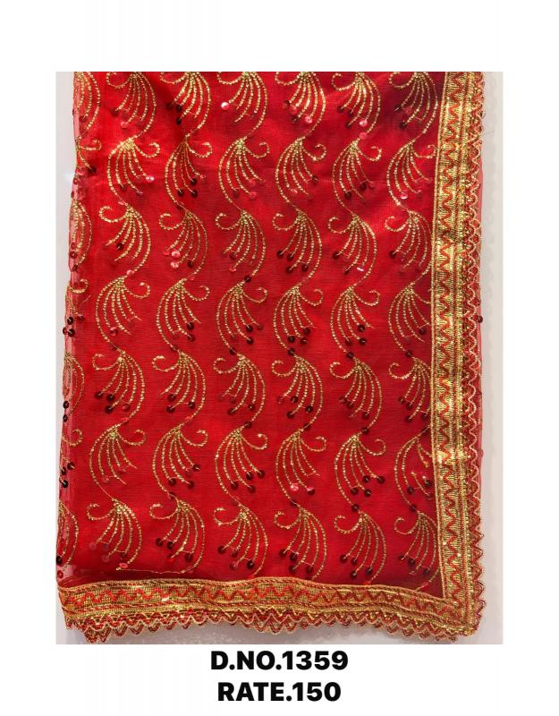 Sabella 1359 catalog red chunri surat wholesaler
