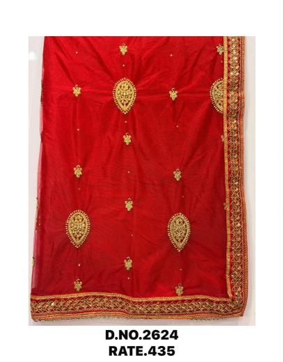 Sabella 2624 catalog red chunri in india