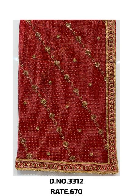 Sabella 3312 catalog red chunri wholesale gujarat