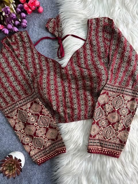 Sabella Ajrakh vol 2 catalog ajrakh blouse readymade 