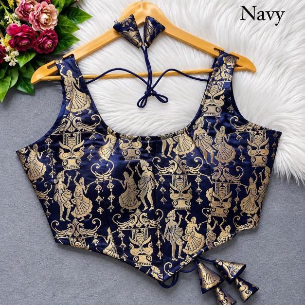 Sabella Heavy Jari Banarasi catalog redymade Banarasi blouse