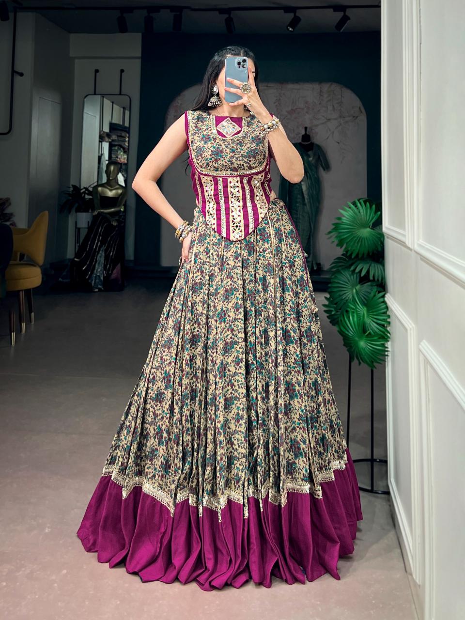 Sabella Polyester Viscose catalog wholesale lehenga market in patna