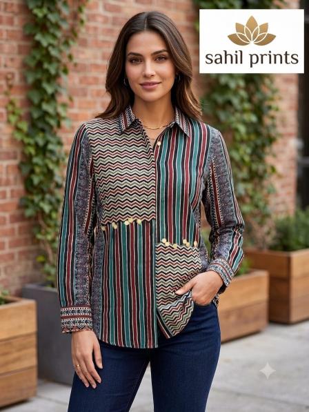 Sabella Pure muslin catalog ladies shirt wholesaler