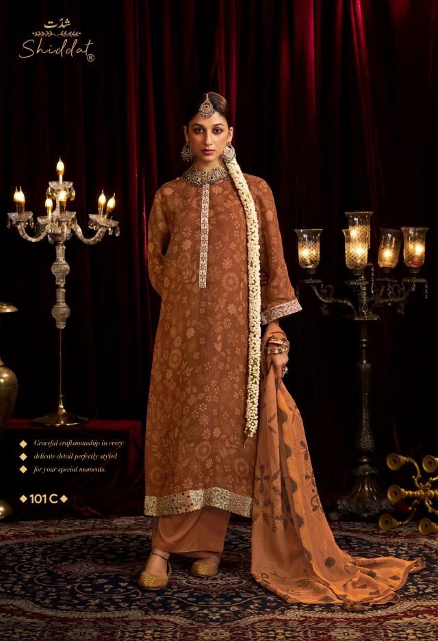 Shiddat Bellrose 101 catalog online wholesale salwar kameez cod avaliable