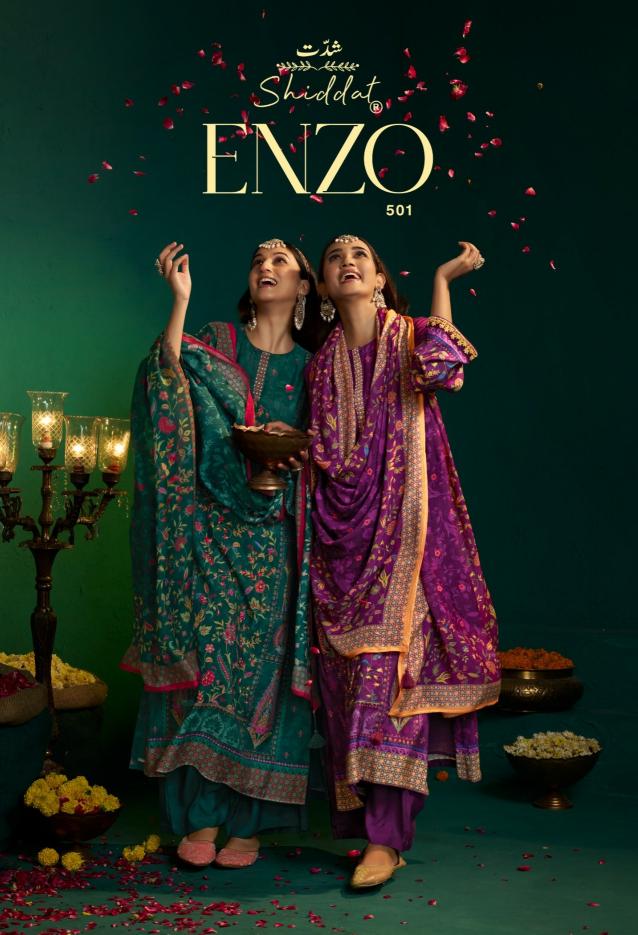 Shiddat Enzo 501 catalog wholesale salwar kameez