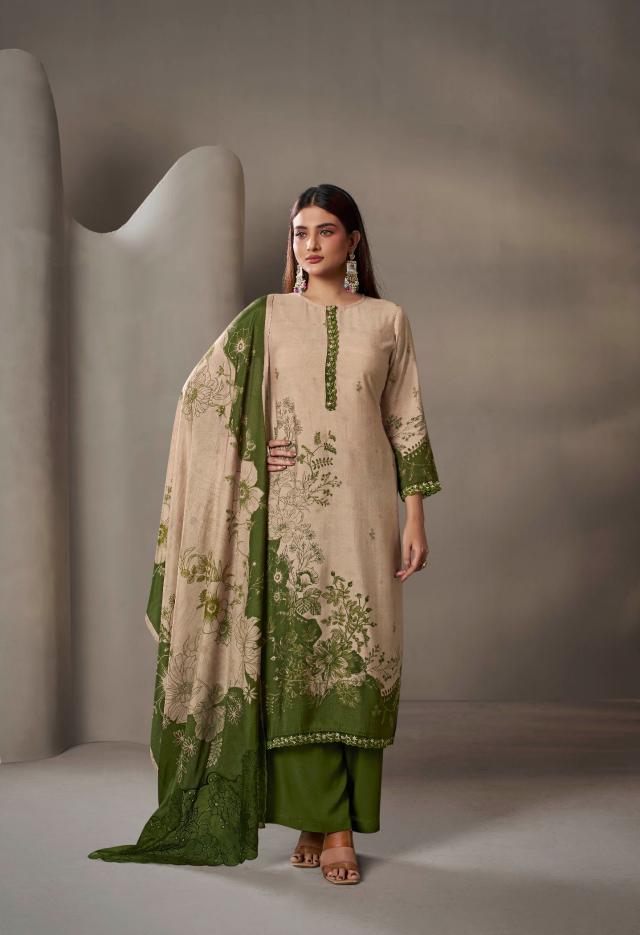 Shiddat Iris 1002 catalog chanderi silk salwar kameez wholesale