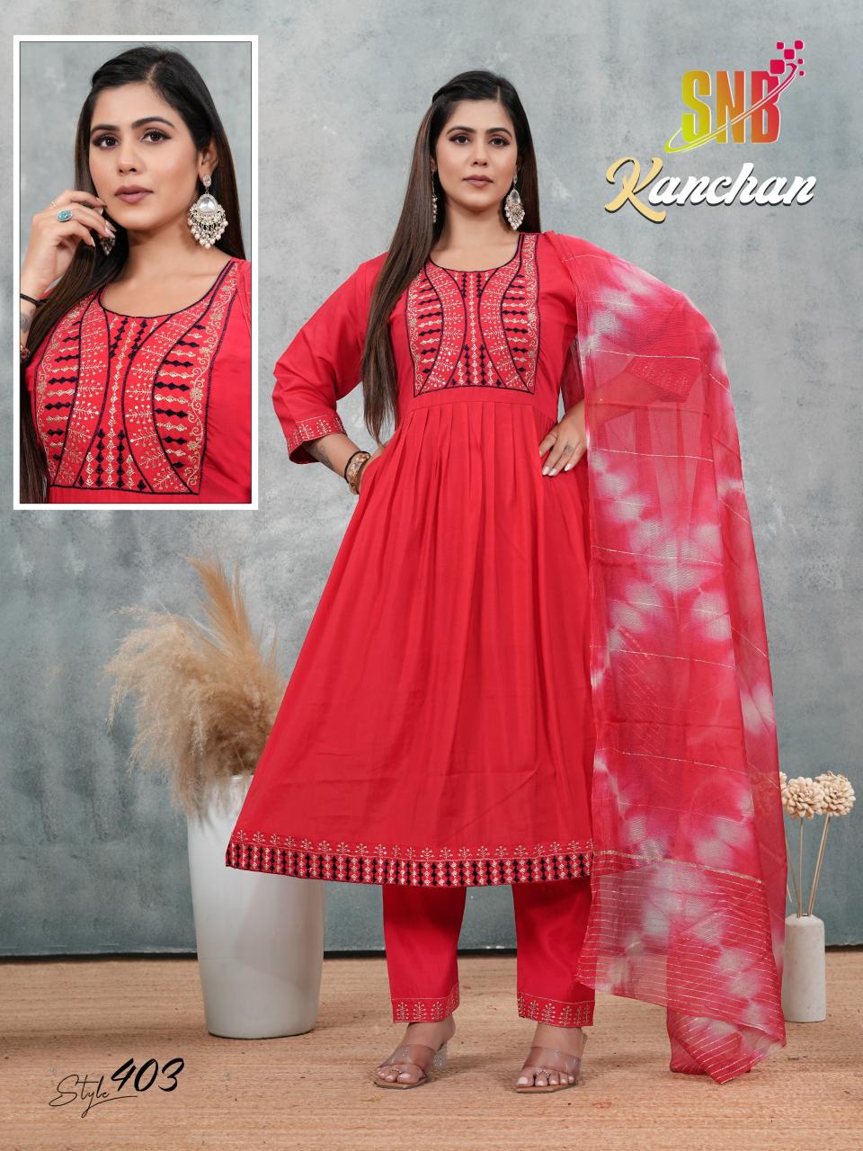 SNB Kanchana vol 4 catalog shagun kurtis wholesale
