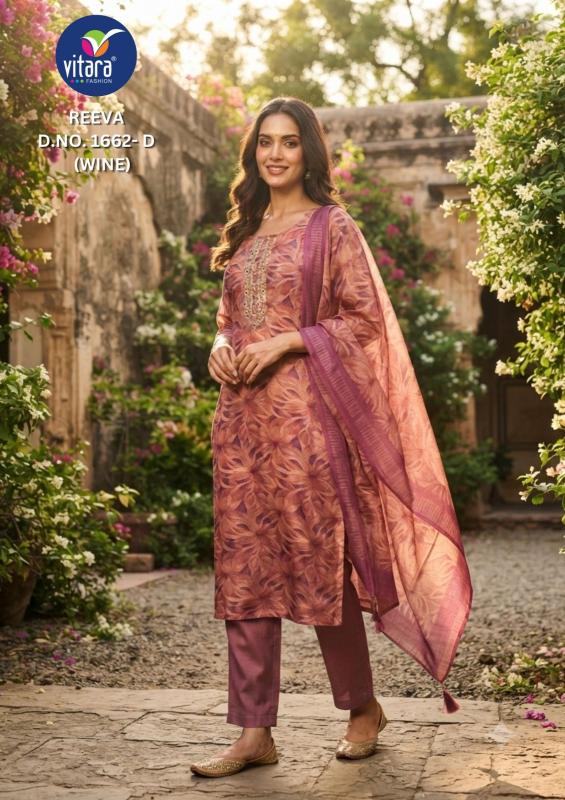 Vitara Reeva catalog yufta wholesale kurtis