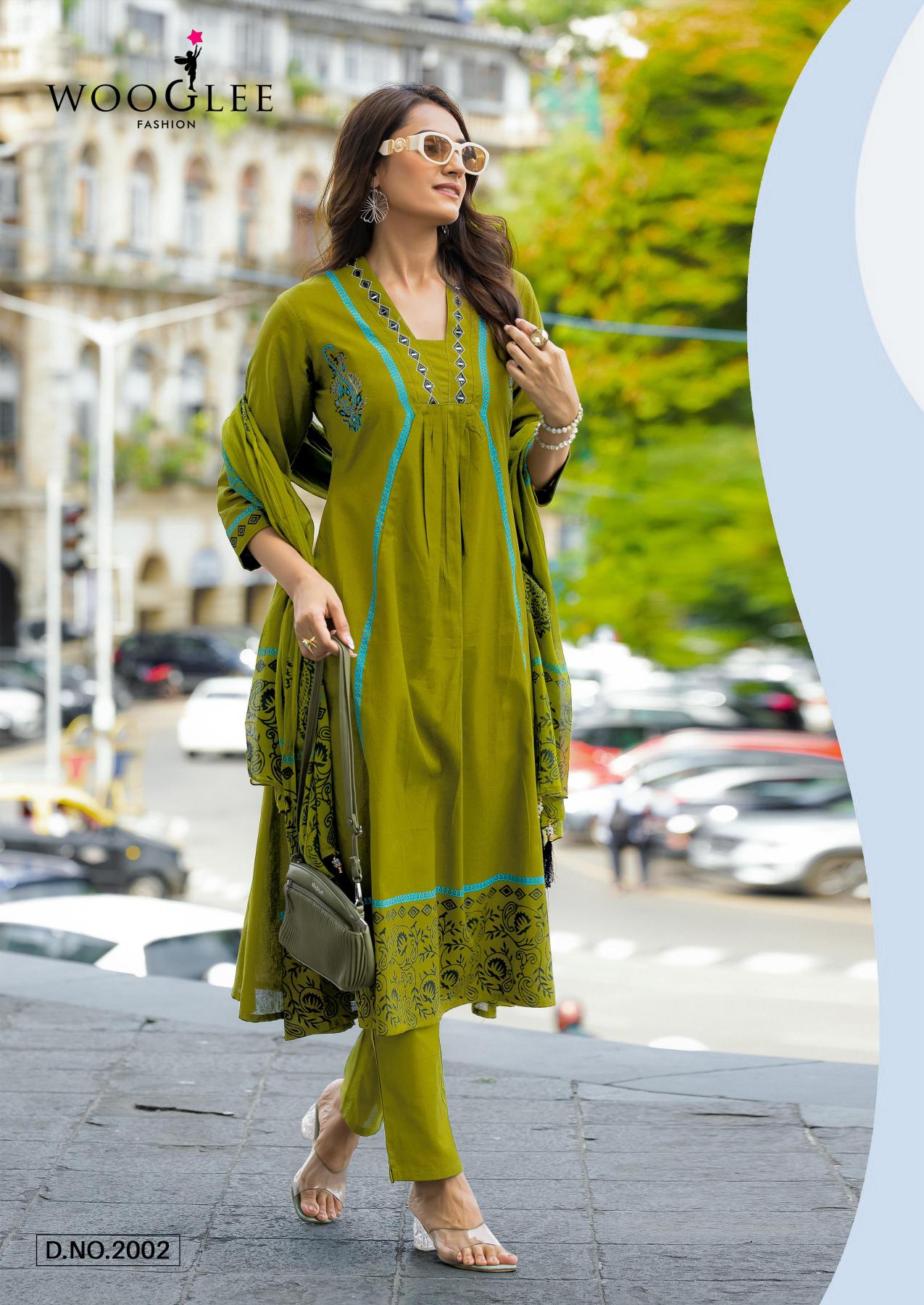 Wooglee Tanya catalog branded kurtis wholesale in hyderabad